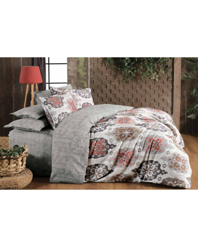 Постельное белье Sarev Nima gri фланель евро