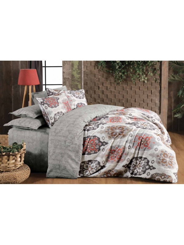 Постельное белье Sarev Nima gri фланель евро