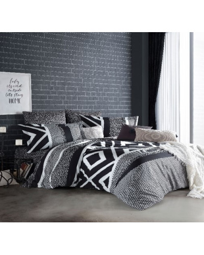 Постельное белье Prima Casa Gordion siyah сатин евро