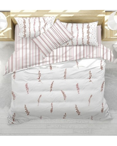 Постельное белье Prima Casa Kilyos pink сатин евро