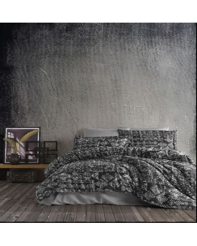 Постельное белье Prima Casa Route siyah сатин евро