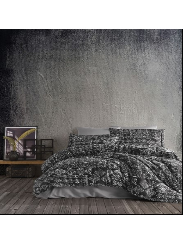 Постельное белье Prima Casa Route siyah сатин евро