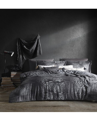 Постельное белье Prima Casa Mind anthracite сатин евро