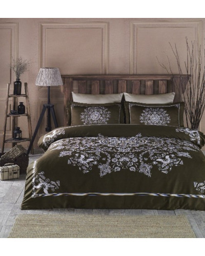 Постельное белье Prima Casa Mandala brown сатин евро