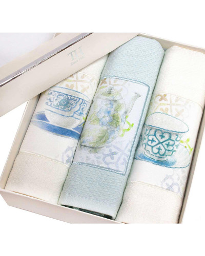 Кухонные салфетки Tivolyo Home Verona k.beyaz 3-40x60