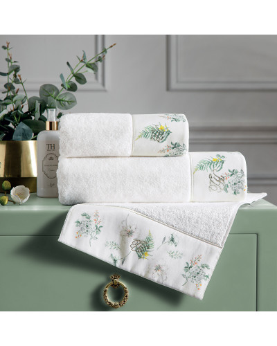 Кухонные полотенца Tivolyo Home Fleurs 3-30x50