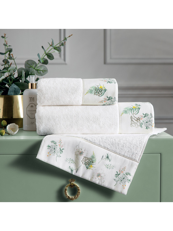 Кухонные полотенца Tivolyo Home Fleurs 3-30x50