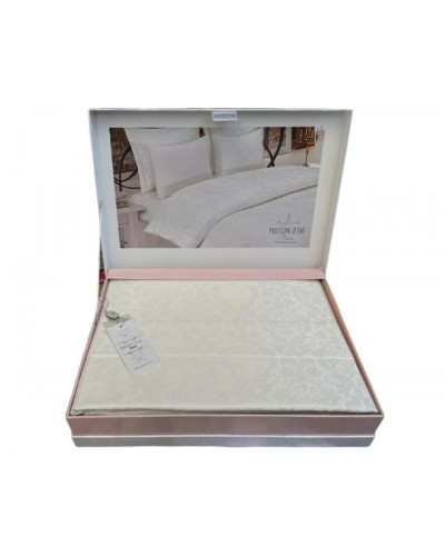 Постельное белье Maison D'or Pearl ecru жаккард бамбук евро