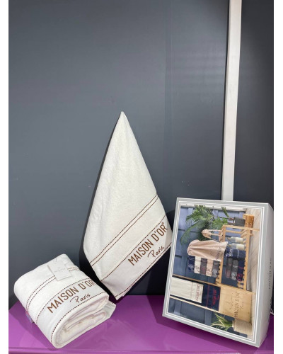 Набор полотенец Maison D'or ecru 50x100; 85x150