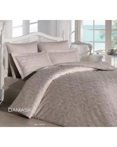 Постельное белье Prima Casa Damask cappuccino жаккард  семейное