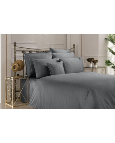 Постельное белье Sarev Sartoria antracit сатин делюкс 500ТС семейное