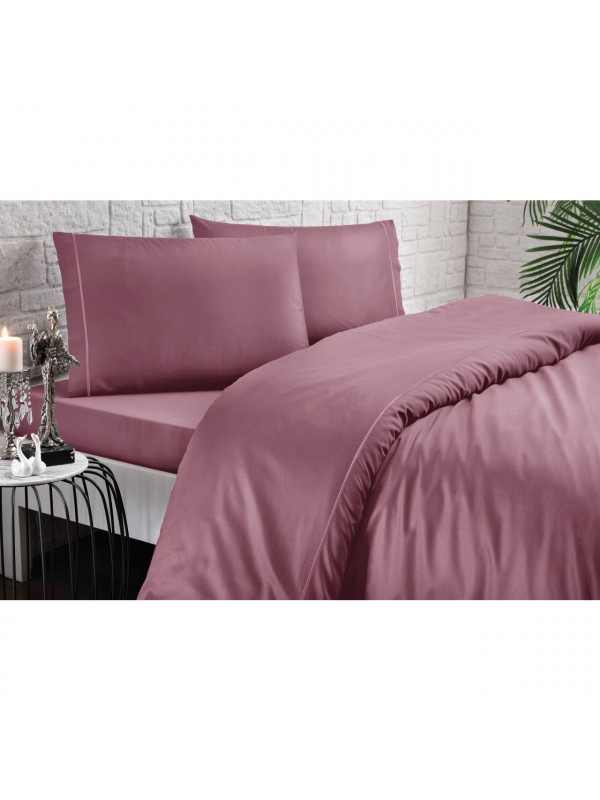 Постельное белье Tivolyo Home Casual murdum делюкс сатин евро