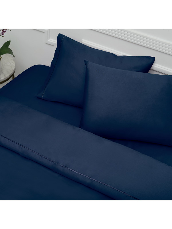 Постільна білизна Tivolyo Home Casual lacivert делюкс сатин євро