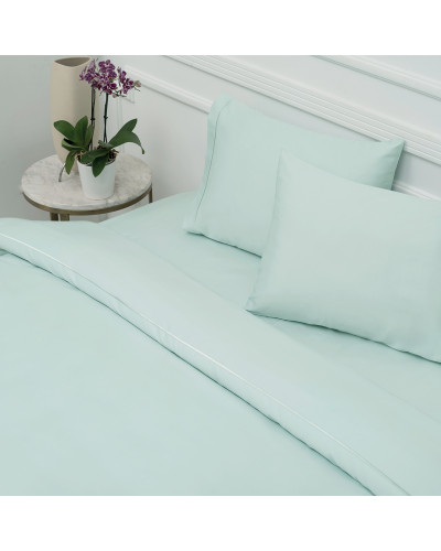 Постельное белье Tivolyo Home Casual su yesil делюкс сатин евро