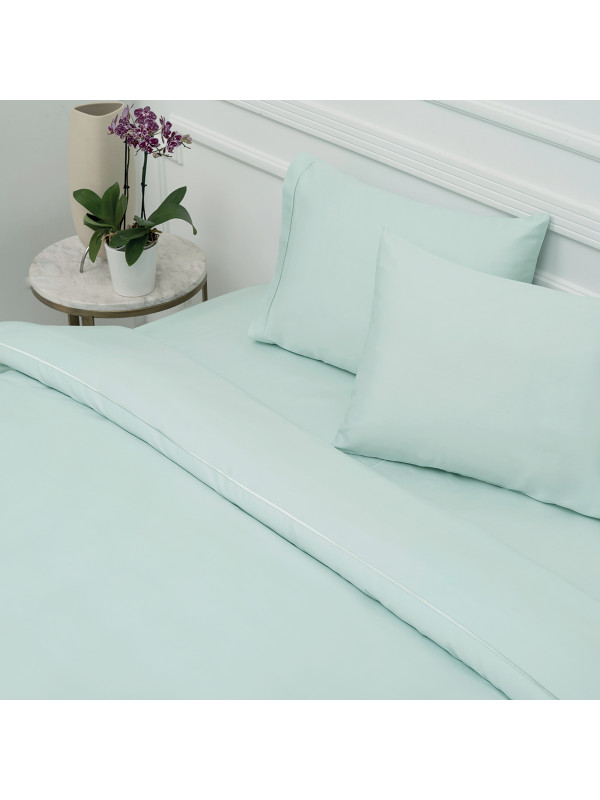 Постельное белье Tivolyo Home Casual su yesil делюкс сатин евро