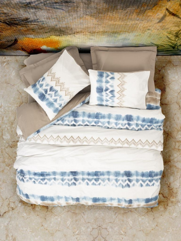 Постельное белье Cotton box Nora Kahve ранфорс евро