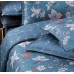 Постельное белье Sarev Portland mavi делюкс сатин 300ТС евро