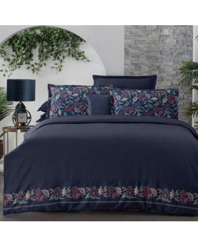 Постельное белье Sarev Tirol lacivert сатин digital евро