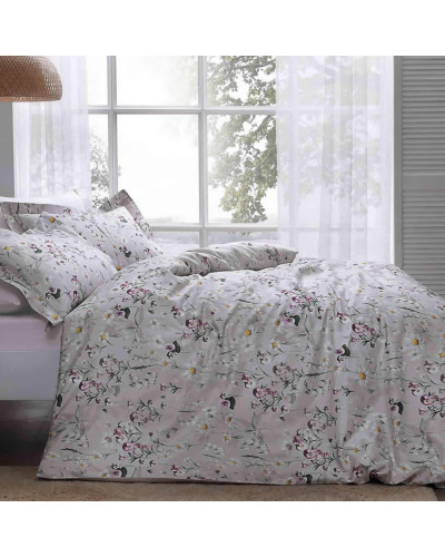 Постельное белье Tivolyo Home Daisy делюкс сатин полуторное