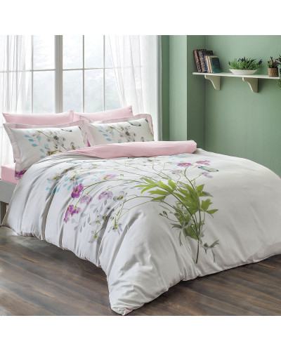 Постільна білизна Tivolyo Home Candy делюкс сатин євро