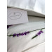 Постельное белье Tivolyo Home Lavander Garden премиум сатин с вышивкой евро