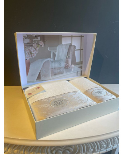 Набор полотенец Tivolyo Home Grant bej 50x100; 75x150