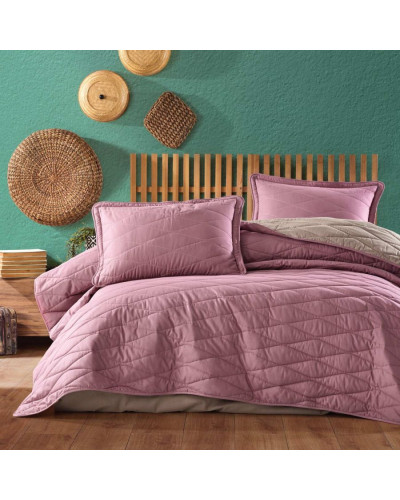 Покрывало CLASY Lorna V4 хлопок 240x260; наволочки 2-50x70