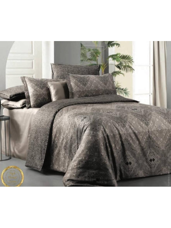 Постельное белье Sarev Brezno bej делюкс сатин 300ТС евро