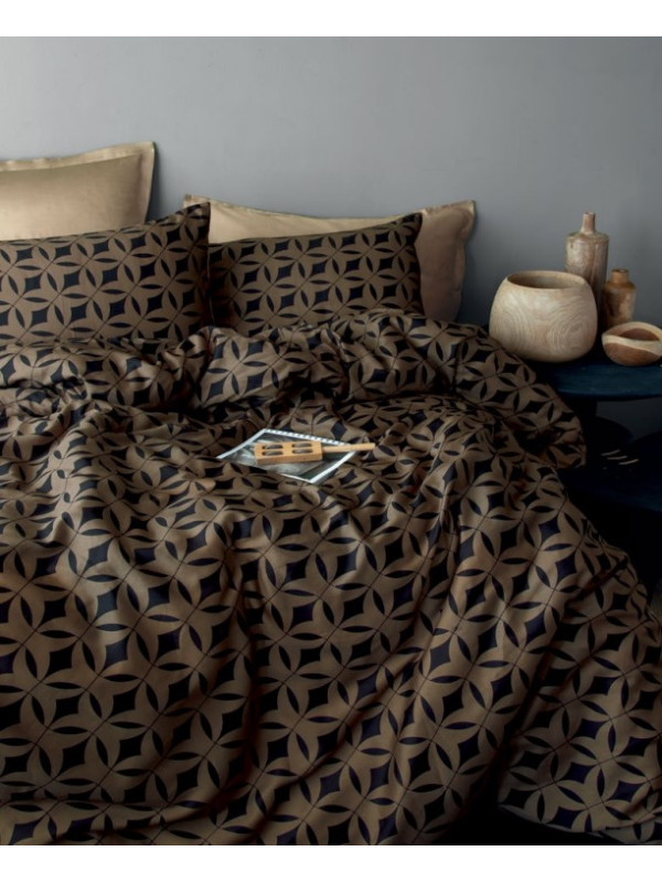 Постельное белье Issimo Home Mondo gold сатин digital евро