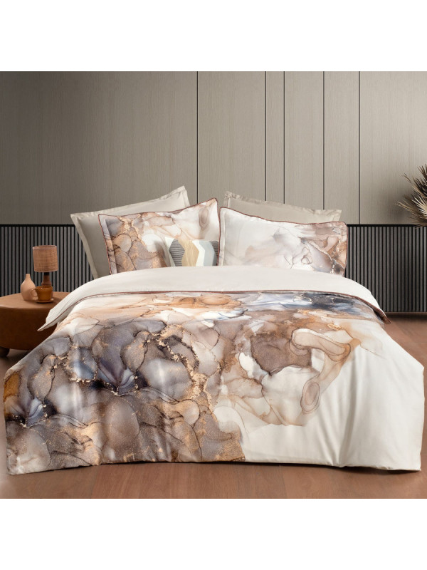 Постельное белье Sarev Drina krem делюкс сатин 300ТС евро