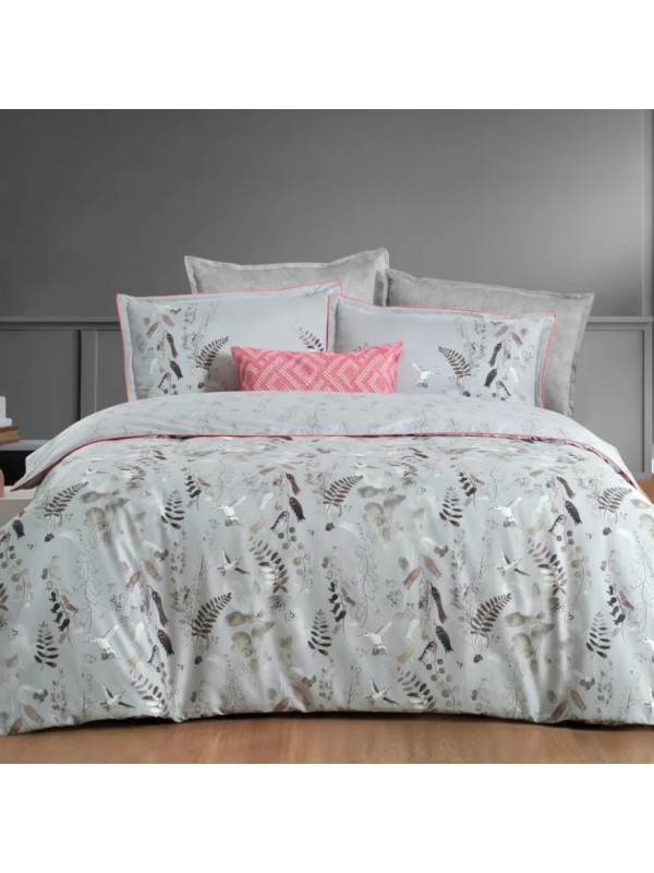 Постельное белье Sarev Martina gri делюкс сатин 300ТС евро