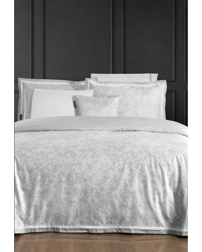 Постельное белье Sarev Laney gri сатин делюкс 400TC евро