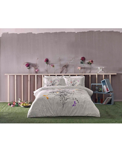 Постельное белье Tac Cerelia siyah сатин Deluxe евро