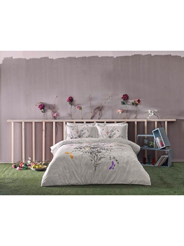 Постельное белье Tac Cerelia siyah сатин Deluxe евро