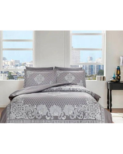 Постельное белье Tac Laigna vizon сатин Deluxe евро