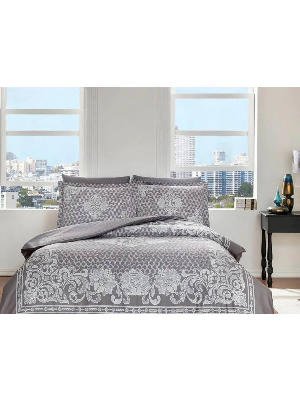 Постельное белье Tac Laigna vizon сатин Deluxe евро