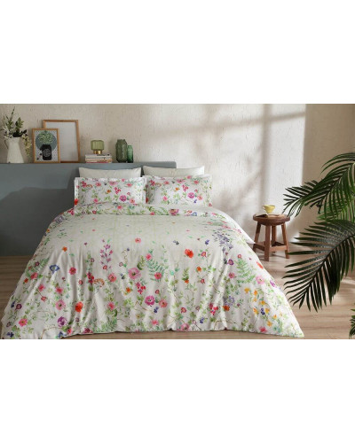 Постельное белье Tac Lonzo yesil сатин Deluxe евро