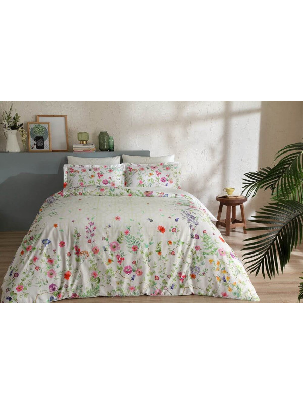 Постельное белье Tac Lonzo yesil сатин Deluxe евро