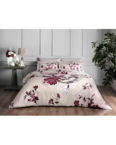 Постельное белье Tac Vella bordo сатин Deluxe евро