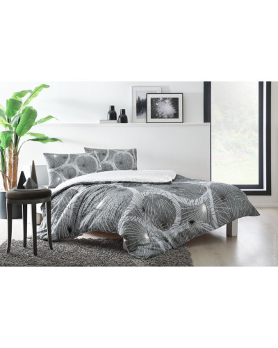 Постельное белье Tac Sparkle gri ранфорс евро