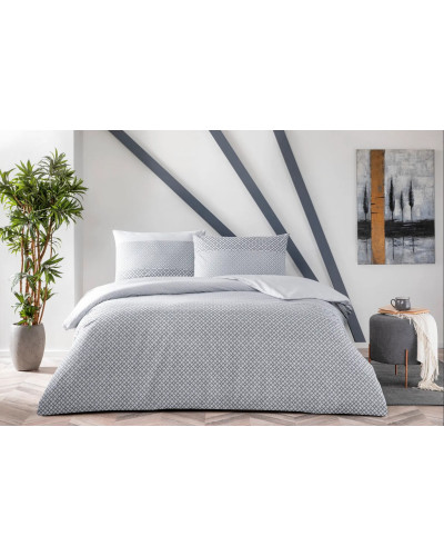 Постельное белье Tac Garth antracit ранфорс евро