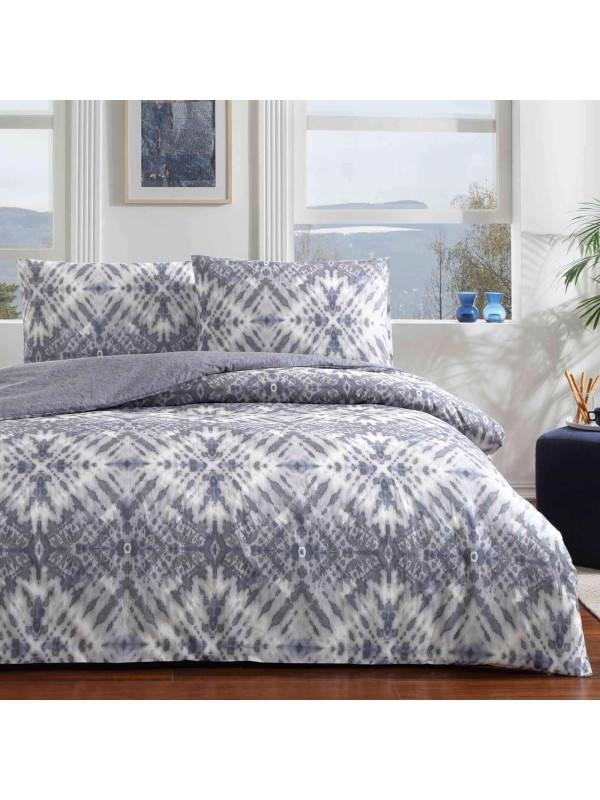 Постельное белье Tac Mavis lacivert ранфорс евро