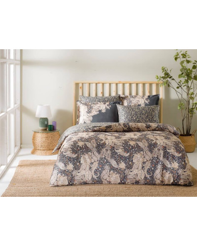 Постельное белье Tac Olea bej сатин digital евро