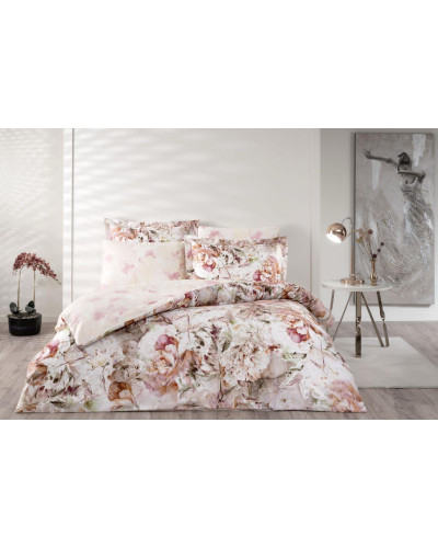 Постельное белье Tac Giardini pudra сатин digital евро