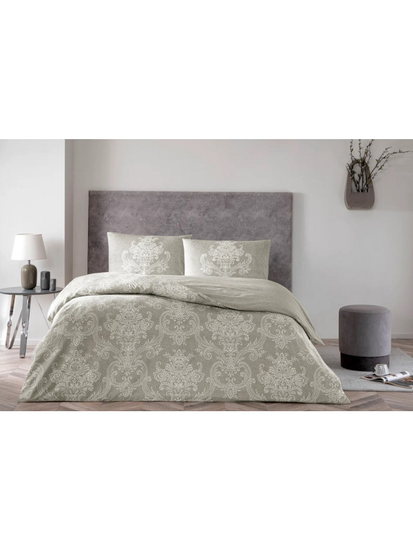 Постельное белье Tac Chevy gri ранфорс евро