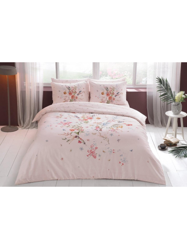 Постельное белье Tac Martha pembe сатин евро
