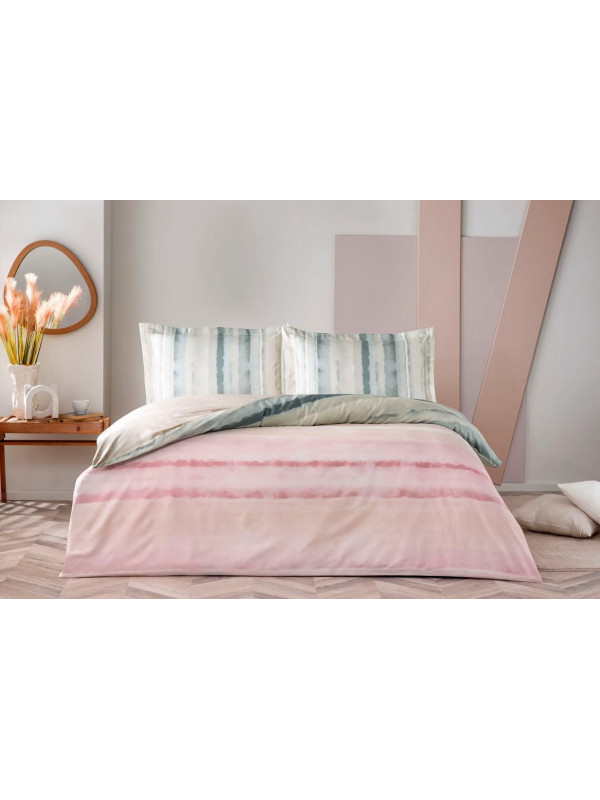 Постельное белье Tac Neil pembe сатин евро