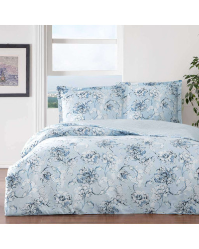 Постельное белье Tac Minna turkua сатин евро