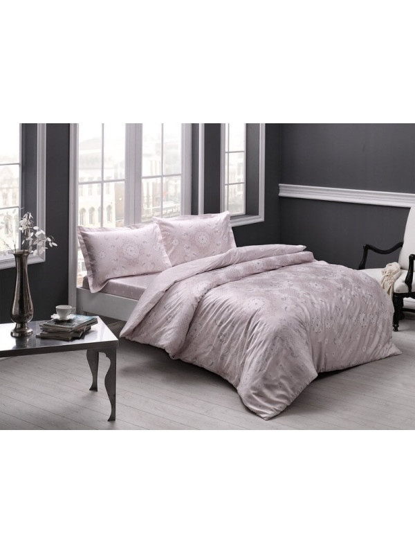 Постельное белье Tac Lucca pudra сатин полуторное