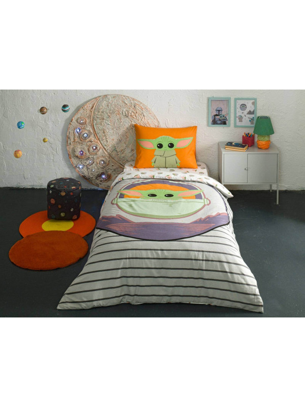 Подростковое постельное белье Tac Disney Mandalorian Guard ранфорс полуторное на резинке